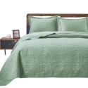 Printed ultra-fine fiber bedding set