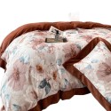 A set of velvet bedding