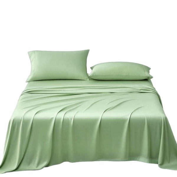300TC Fine-Stitched Pure Cotton Bedding Set (3pcs)