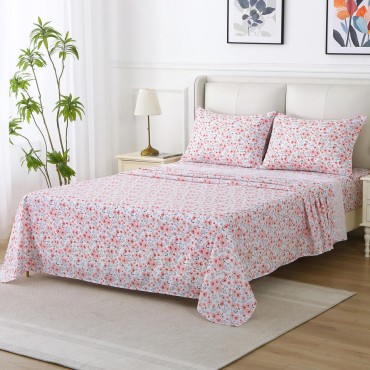 Ultra-fine fiber skin-friendly bedding set