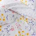 A lightweight and breathable printed four-season bedding set