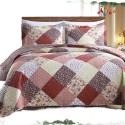 A lightweight multi-colored floral bedding set