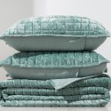 A three-layer quilted warm and lightweight bedding set