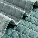 A three-layer quilted warm and lightweight bedding set