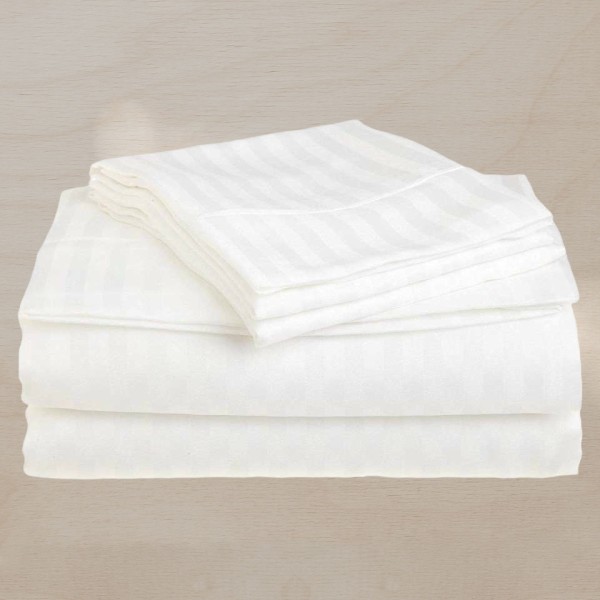 High-count high-density skin-friendly breathable wrinkle-resistant bed sheets