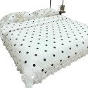 Polka dot all-cotton bedding set