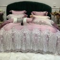 High-support, high-density, skin-friendly lace cotton set