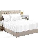 Breathable all-cotton striped comfortable bedsheets