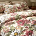 Comfortable printed single polyester bedsheet