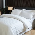 High-count pure cotton tightly woven striped bedsheets