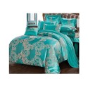 A high-end, skin-friendly jacquard bedding set