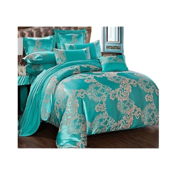 A high-end, skin-friendly jacquard bedding set