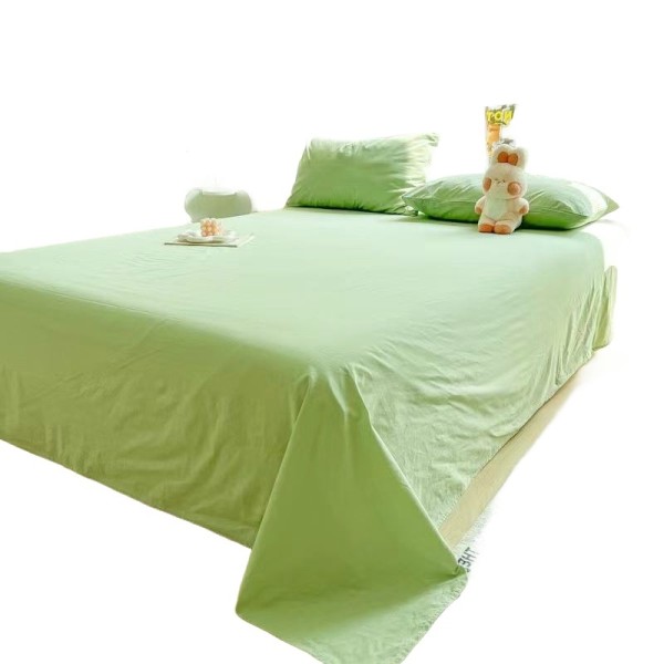 Breathable dormitory washable cotton bed sheets