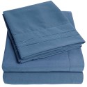 A deep-pocket anti-wrinkle and fade-resistant bedding set