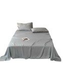 A three-piece set of cool and soft bedding