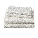 Antibacterial durable knitted cotton fitted sheet