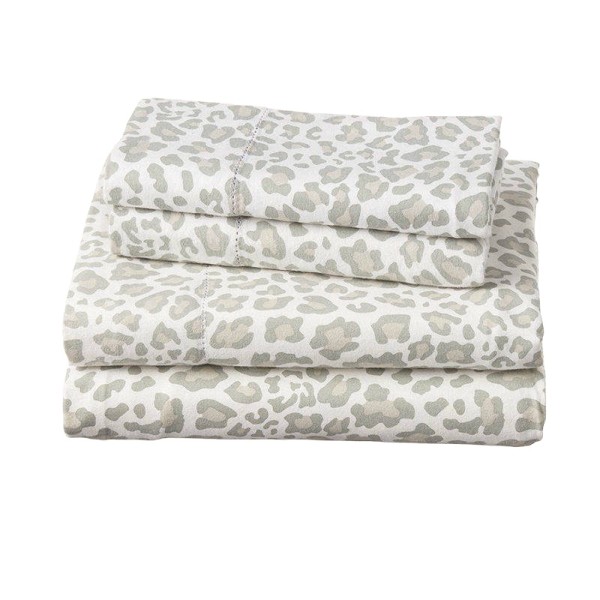 Antibacterial durable knitted cotton fitted sheet