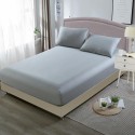 Breathable and wrinkle-free deep-pocket cotton bed sheets