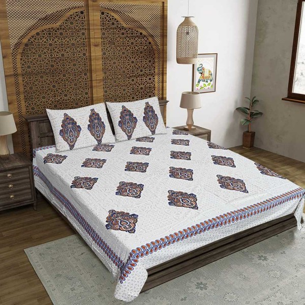 High-density pure cotton breathable printed bedding set