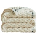 Soft Skin-Friendly Knitted Warmth Blanket