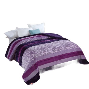 High-quality fleece quilted warm duvet cover