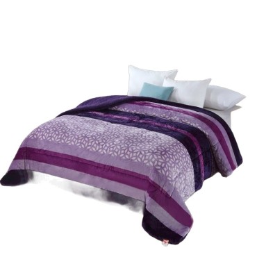 High-quality fleece quilted warm duvet cover