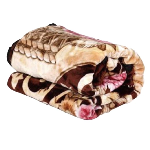 Ultra-soft high-weight knitted blanket