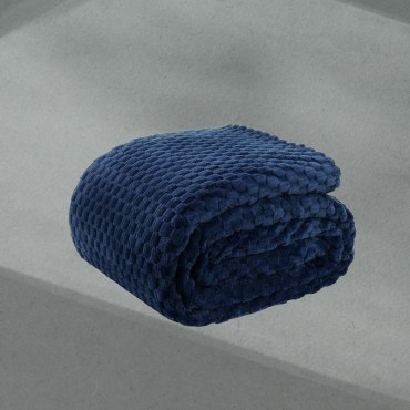 A warm, soft, and comfortable fleece-covered blanket