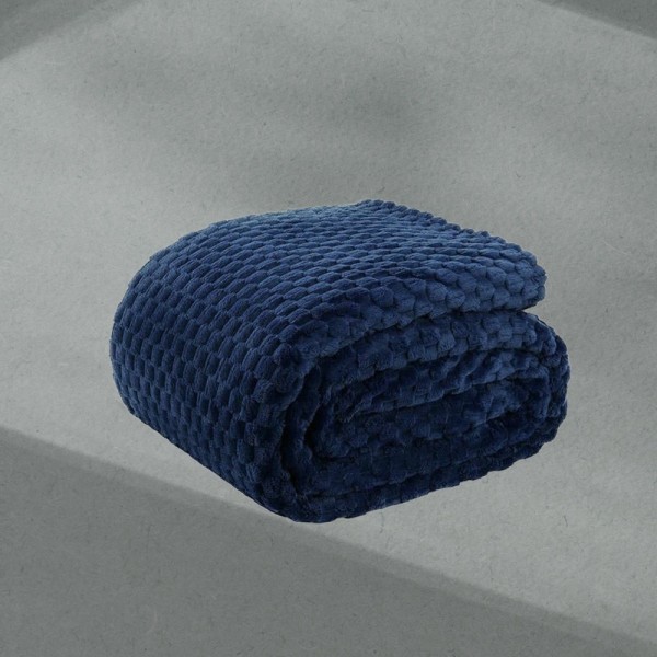 A warm, soft, and comfortable fleece-covered blanket
