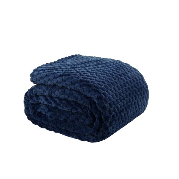 A warm, soft, and comfortable fleece-covered blanket