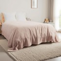 Ultra-soft winter velvet-faced blanket