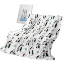 Single-sided printed plush blanket, skin-friendly, keeps you warm