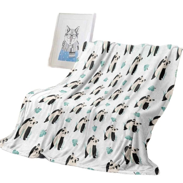 Single-sided printed plush blanket, skin-friendly, keeps you warm