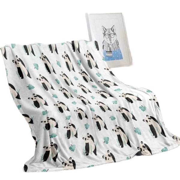 Single-sided printed plush blanket, skin-friendly, keeps you warm