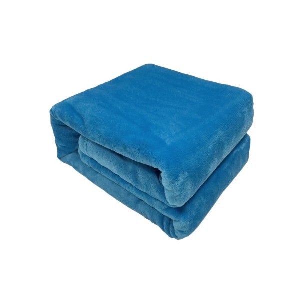 A thick, warm, and skin-friendly plush blanket with a hood