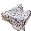 A reversible tassel bedspread made from all-cotton material