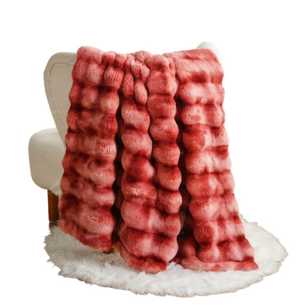 A soft and fluffy thick sofa cover blanket
