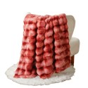 A soft and fluffy thick sofa cover blanket