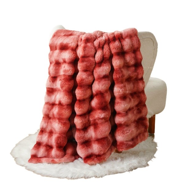 A soft and fluffy thick sofa cover blanket