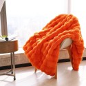 A fluffy, soft, and warm faux-fur blanket