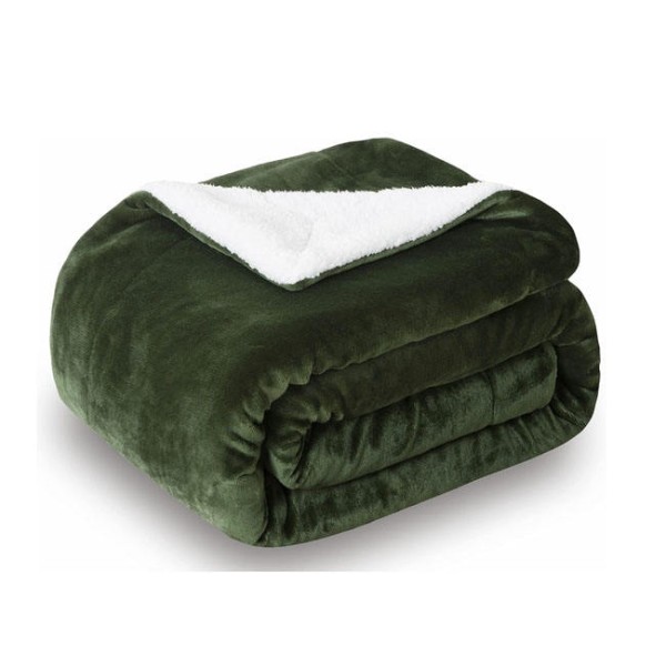 A warm and skin-friendly fleece-covered blanket