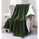 A warm and skin-friendly fleece-covered blanket
