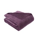 Solid-Color Warm Skin-Friendly Lambskin Fleece Blanket