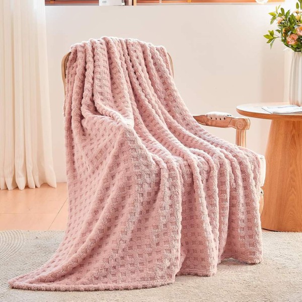 A silky and lightweight flannel throw blanket