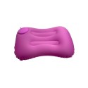 compressible lightweight inflatable camping pillow for neck support