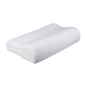 A slow-rebound memory foam pressure-relieving neck pillow