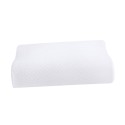 A slow-rebound memory foam pressure-relieving neck pillow