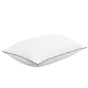 Breathable bedside cushion with lumbar support