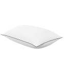 Breathable bedside cushion with lumbar support