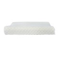 Stress-relieving wave-shaped memory foam pillow
